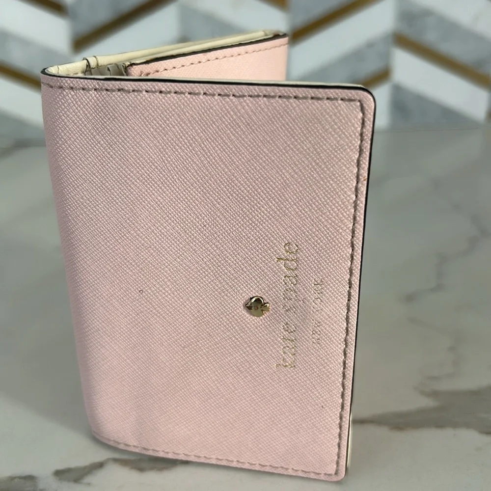 Kate Spade Mikas Pond Christine Light Pink Small Wallet Card Hokder